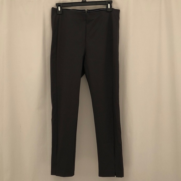 Athleta dark gray dress pants zip back ankle 8P - Picture 2 of 8